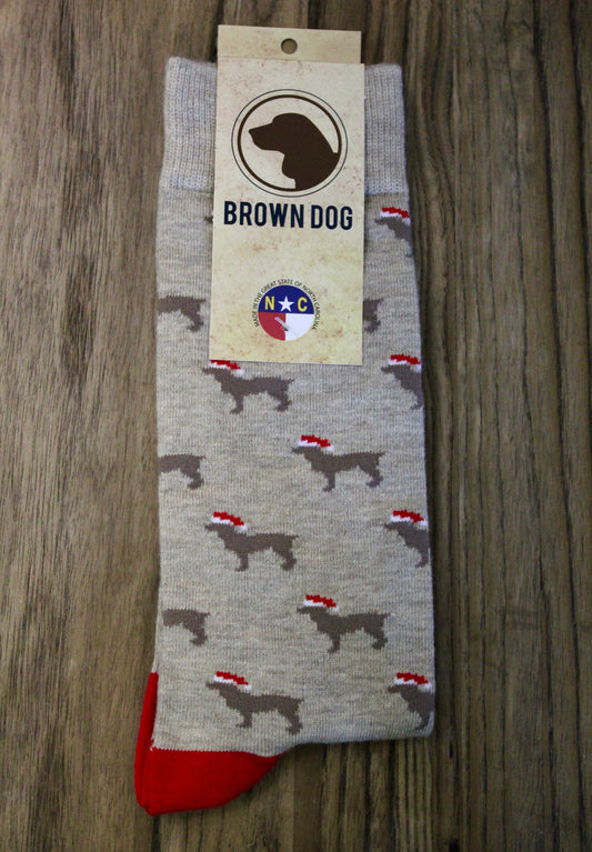HOWLIDAYS – Khaki Heather Socks