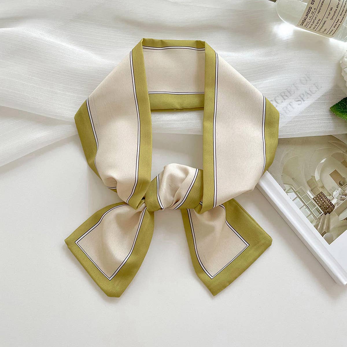 Long Thin Ribbon Scarf