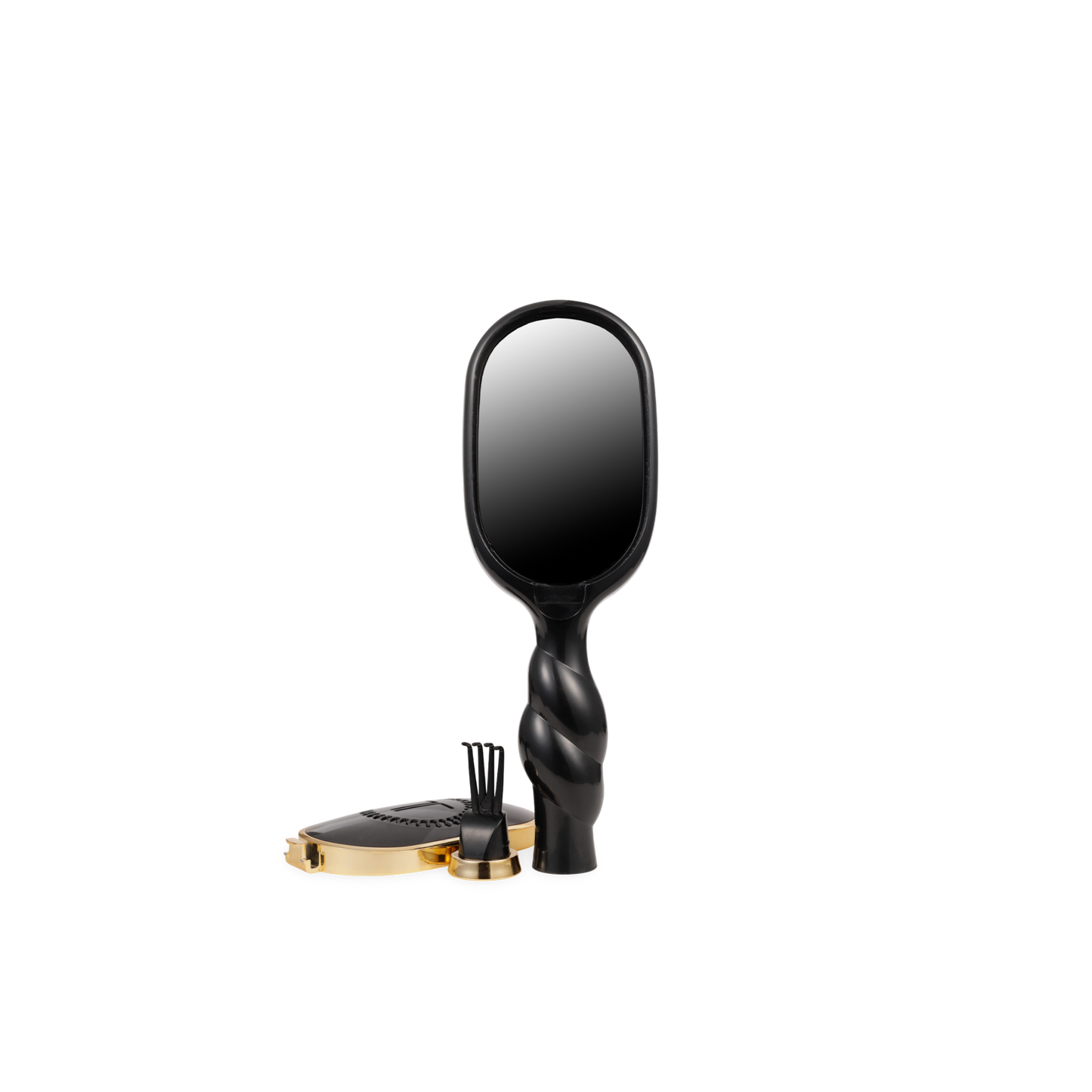 TELETIES® Mini Detangler Hair Brush – Jet Black