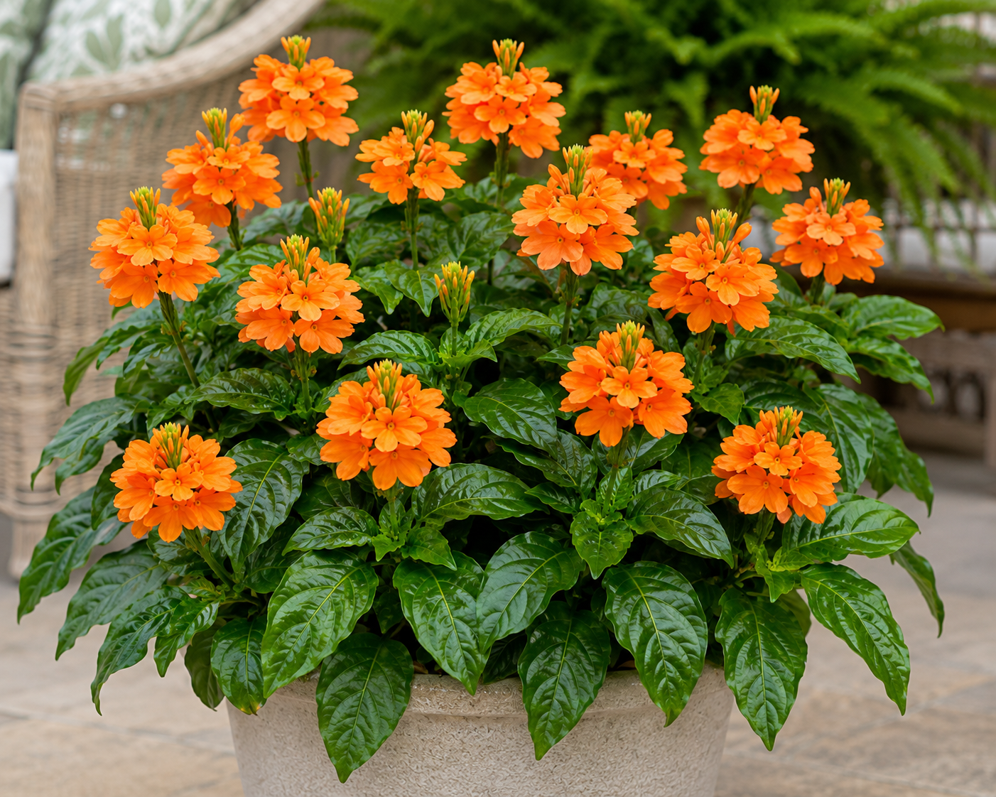 Crossandra 'Orange Marmalade' – 1 Gallon