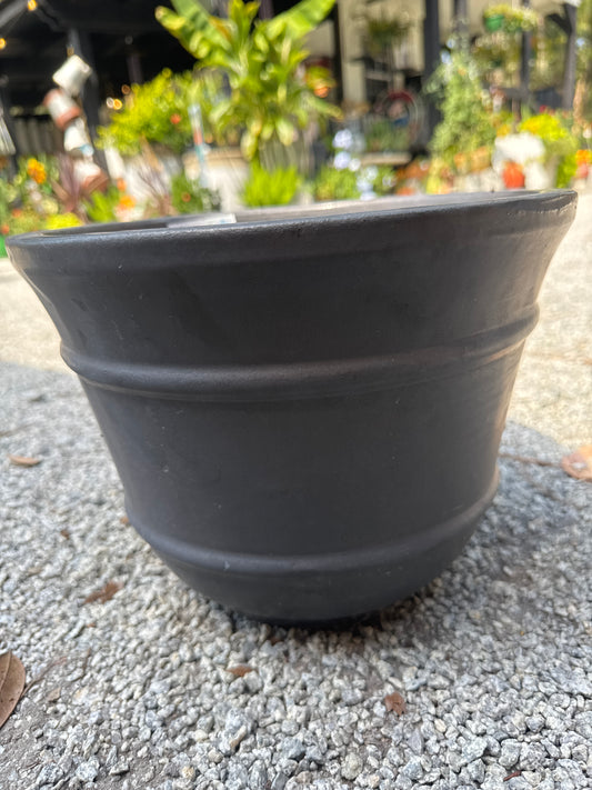 MCarr Rnd Pltr Matte Blk 12.2"