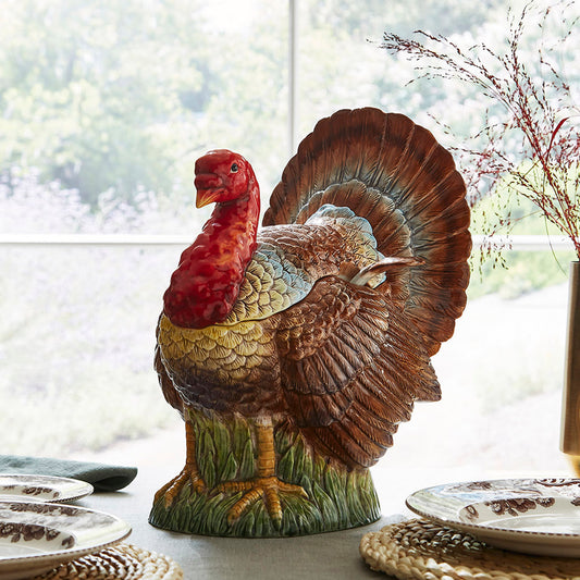 Woodland Turkey Soup Tureen & Ladle