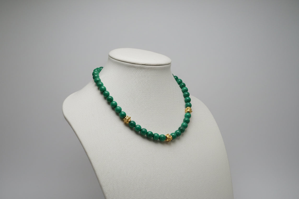Susan Shaw Bailey Green Necklace