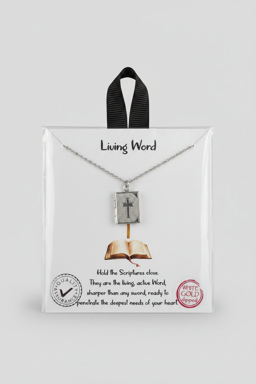 Living Word Openable Bible Pendant