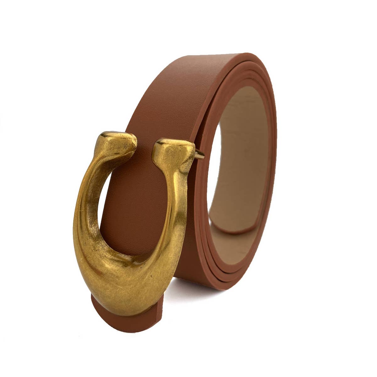 Women’s Fashion Retro U-Buckle Belt – One Size