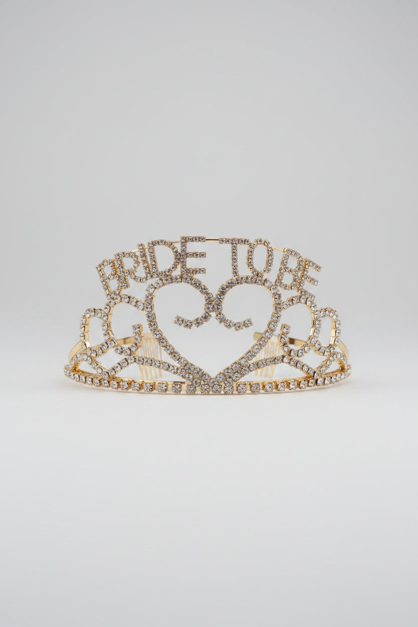 "Bride to Be" Crystal Crown Tiara