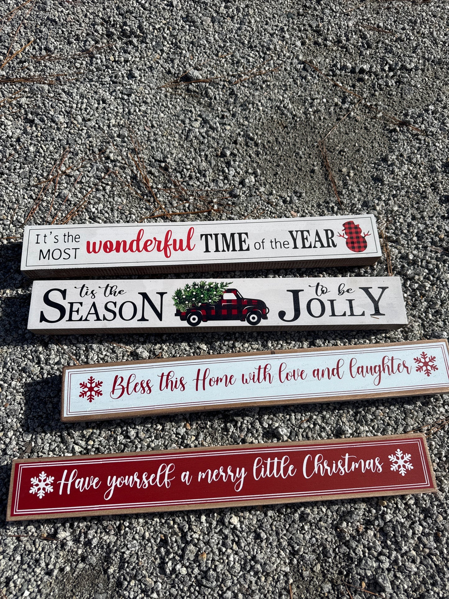 Christmas Assorted Saying Sitters