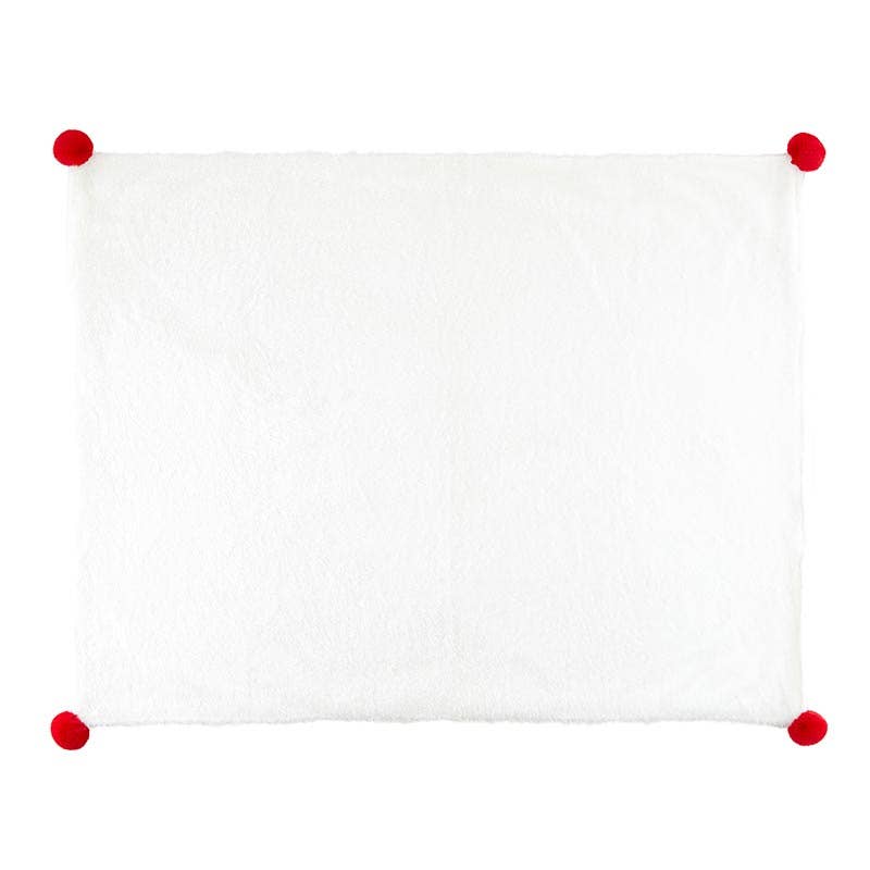 Plush Blanket with Gift Box  - My First Christmas