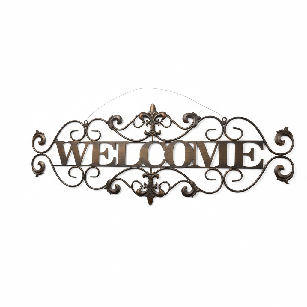Southern Welcome Scrollwork Wall Décor – 41”