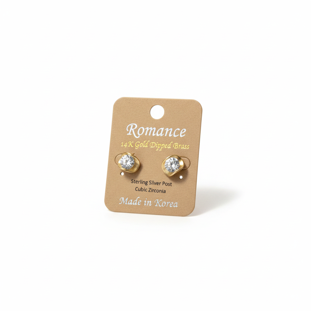 Classic Romance Crystal Stud Earrings