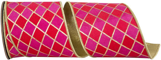 Diamond Elite Metallic Outline Deluxe Wired Edge, 4"