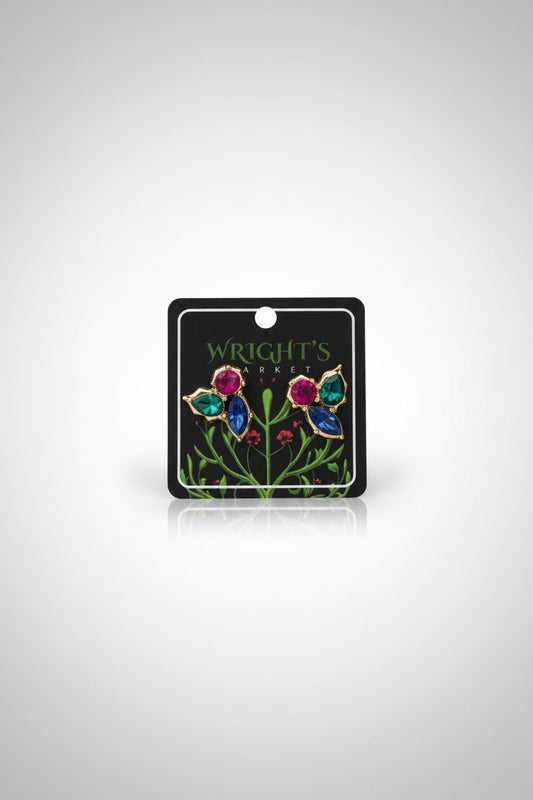 Glass Winter Berry Earrings