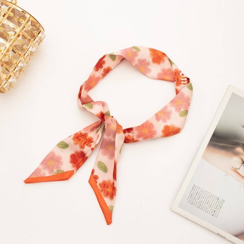Silken Ribbon Twilly Scarves