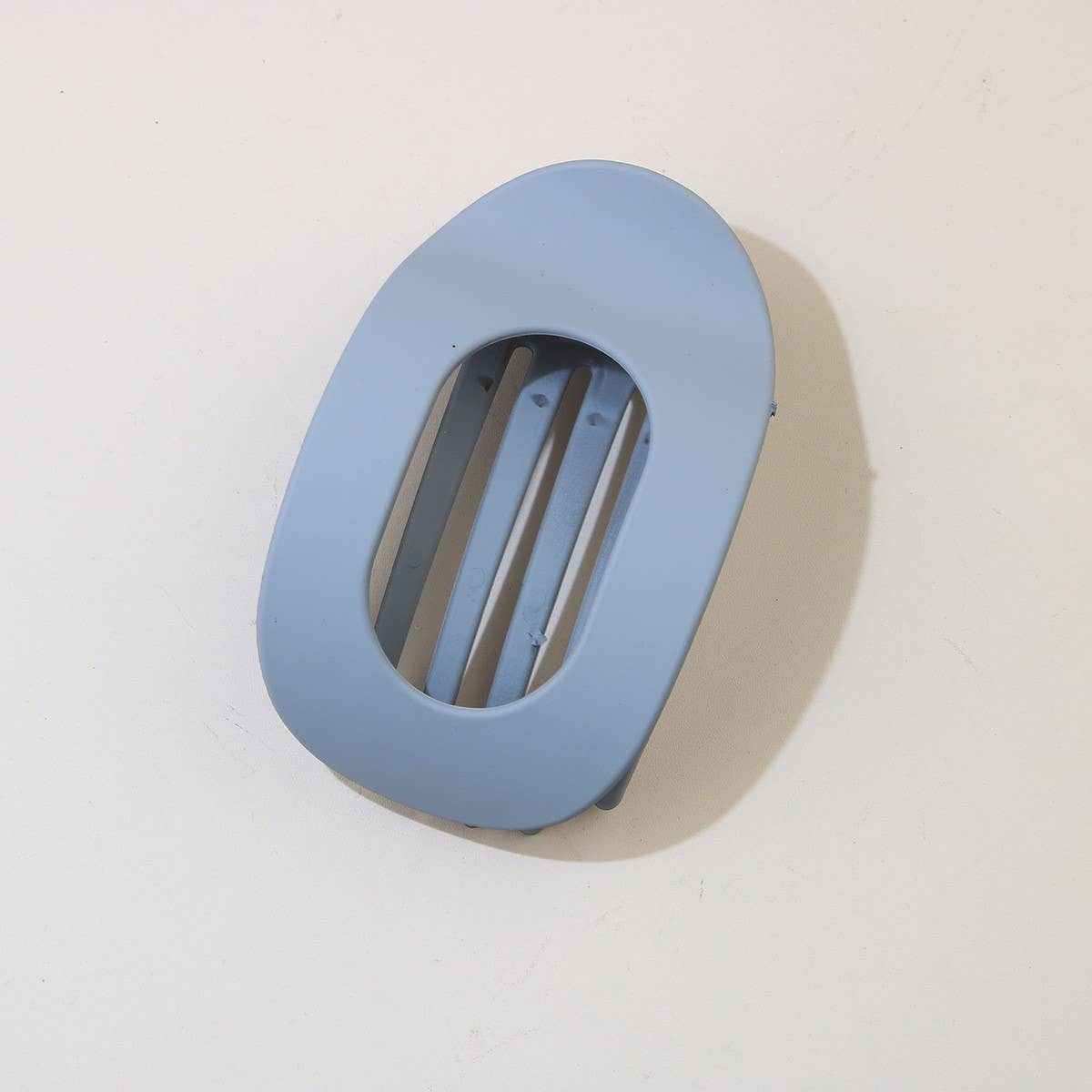 Geometric Oval Matte Duckbill Hair Clip