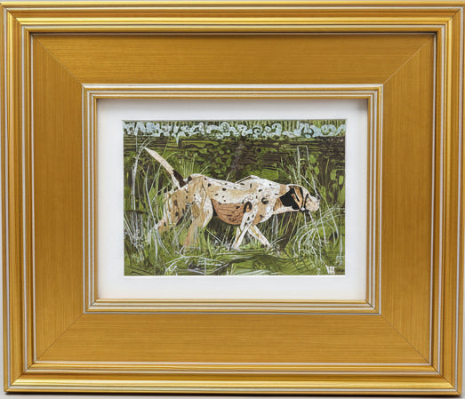 Olive on The Hunt 5x7 Framed Art by Austin Williams