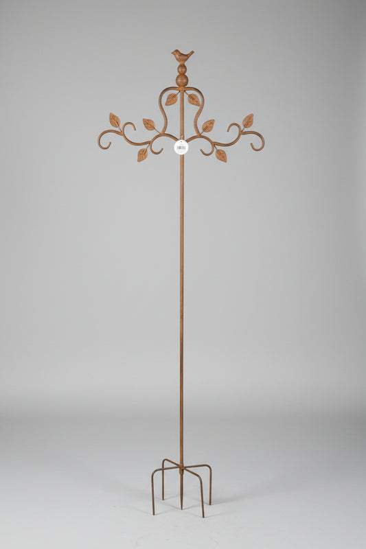 Metal Rust Shepherd Hook 10.5" x 49"