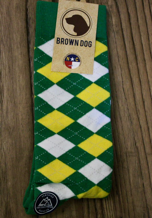 ARGYLE – Jolly Green/Yellow Socks
