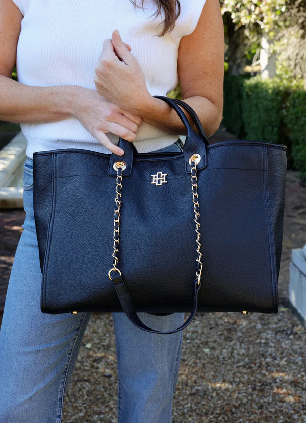 Melissa Tote Bag- Black