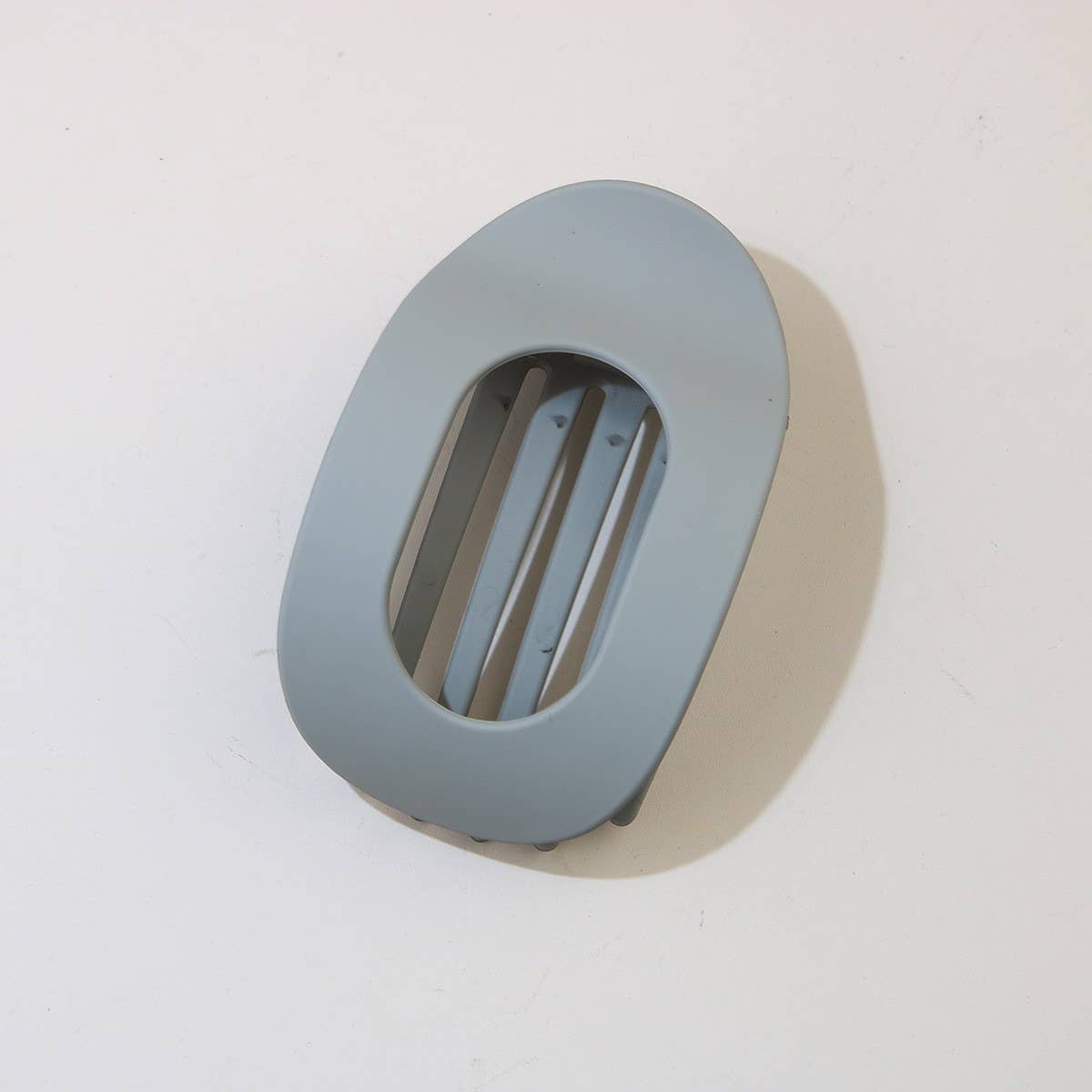 Geometric Oval Matte Duckbill Hair Clip