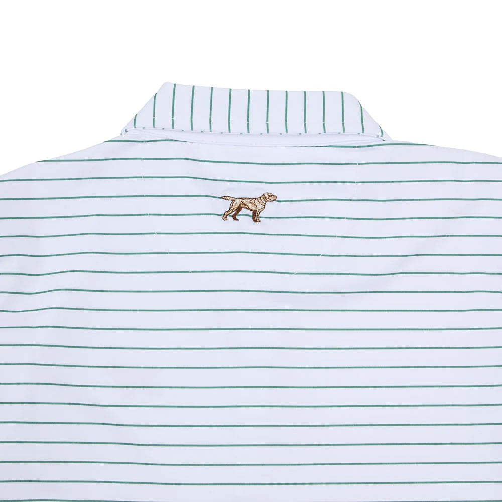 Fieldstone Driftwood Polo – Green & White