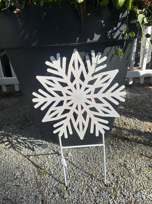 Assorted 14" Metal Snowflakes