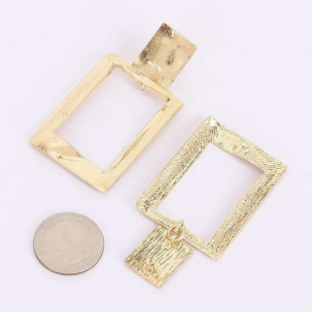 Gold Plated Metal Earring