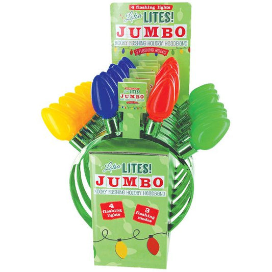Christmas Lotsa Lites Jumbo Flashing Headband