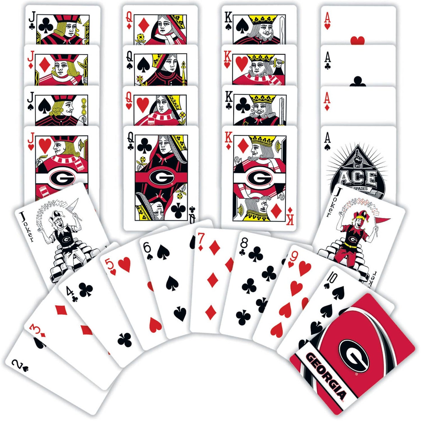 Georgia Bulldog Playing Cards