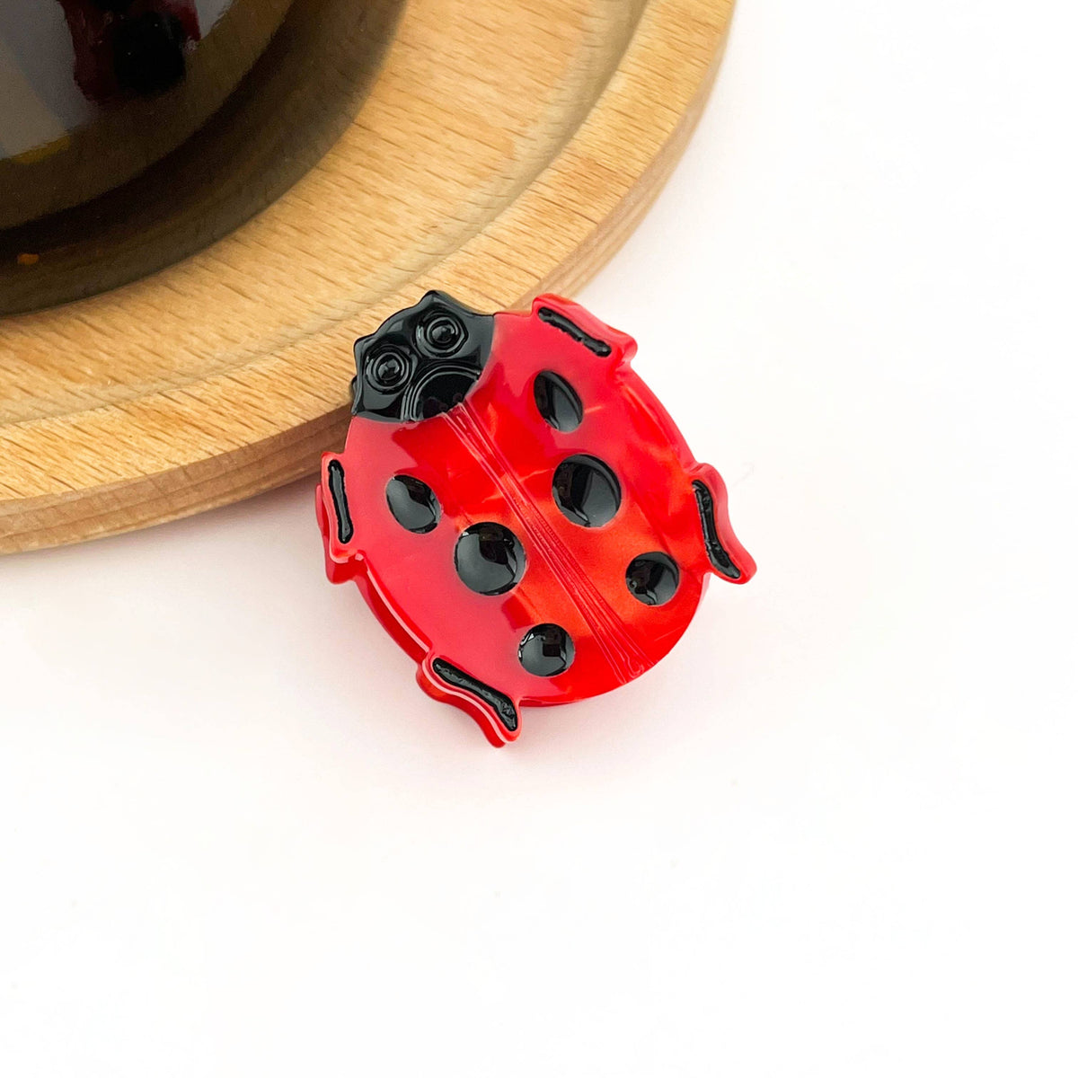 Cartoon Ladybug Hair Clip, Summer Claw Clips