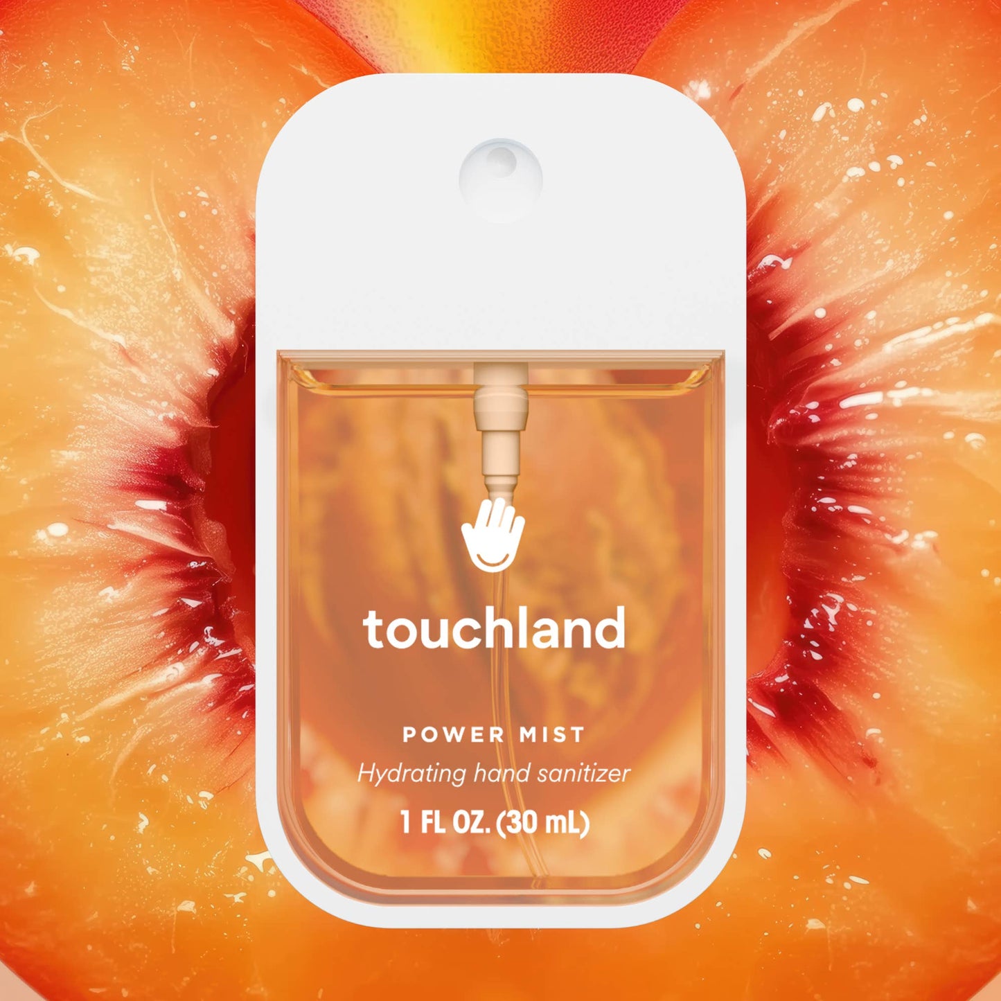 Touchland Velvet Peach Power Mist Hydrating Hand Sanitizer