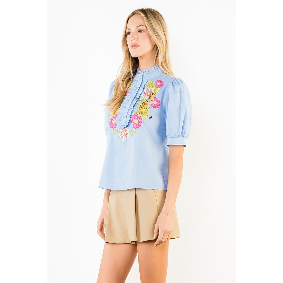 Tiger Lily Garden Blouse