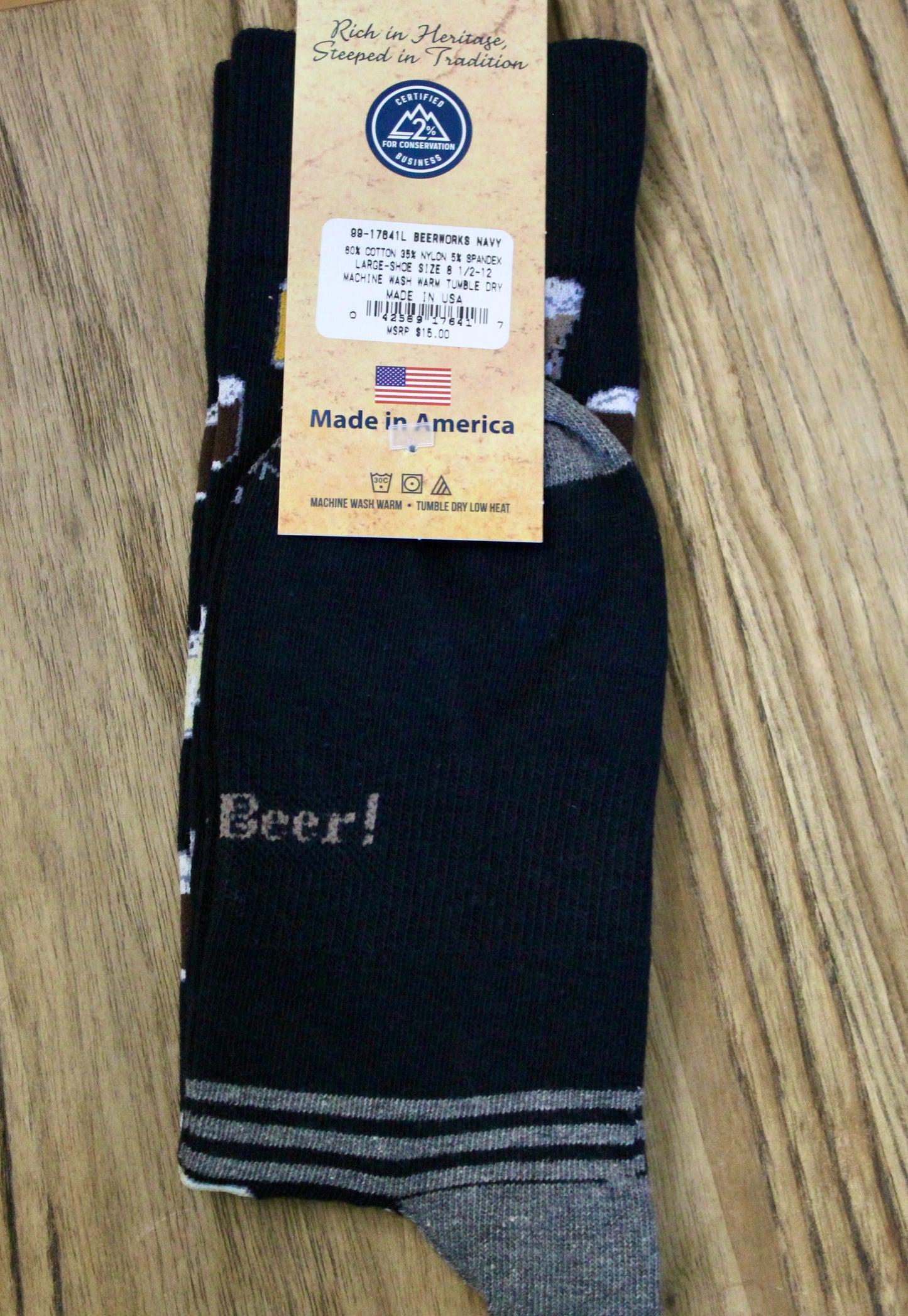 BEERWORKS – Navy Socks