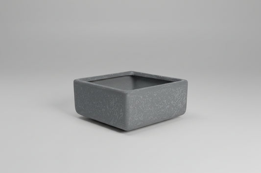 Square Footed Pot 11 x 11 x 5.5 Volcanic Ash Cement