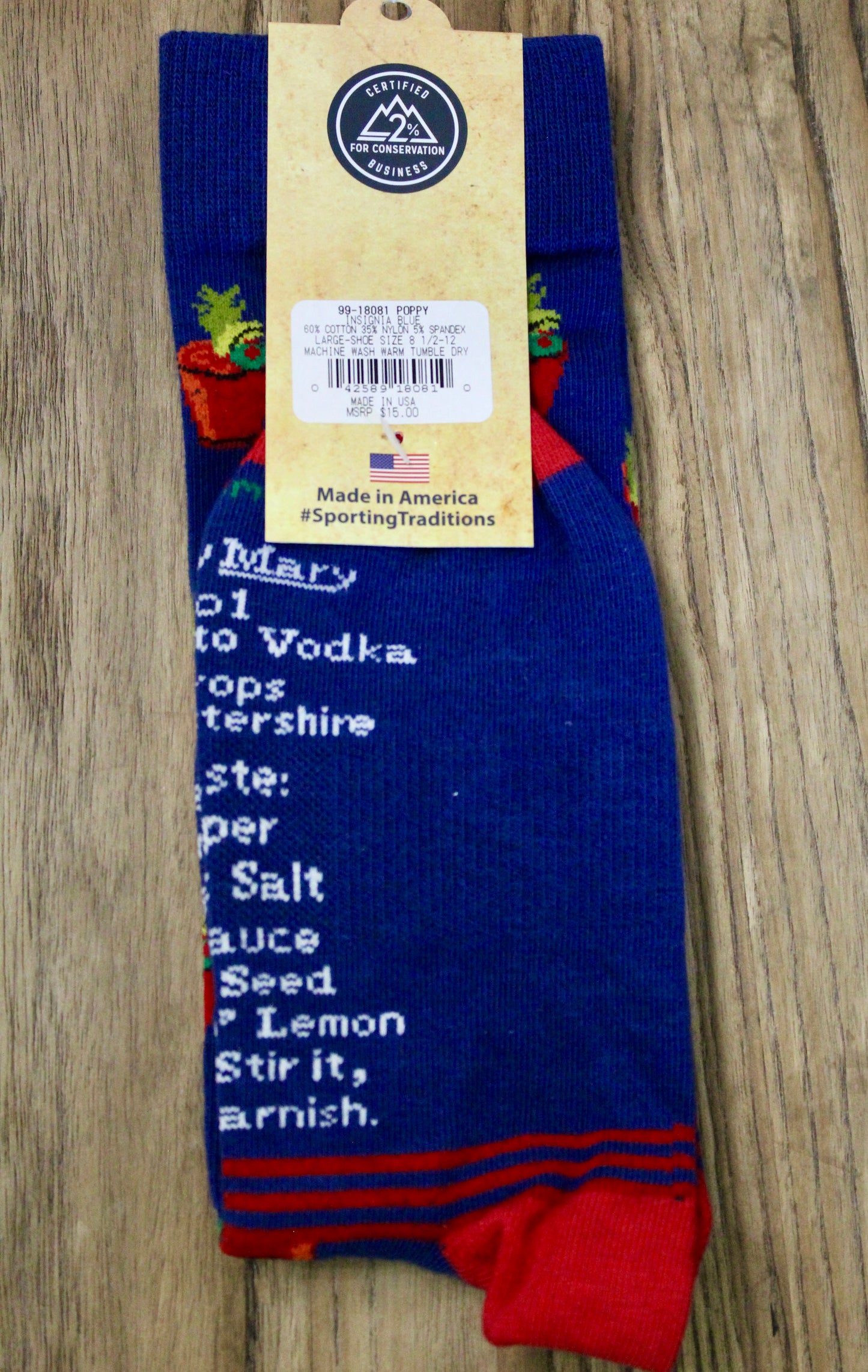 POPPY – Insignia Blue Socks