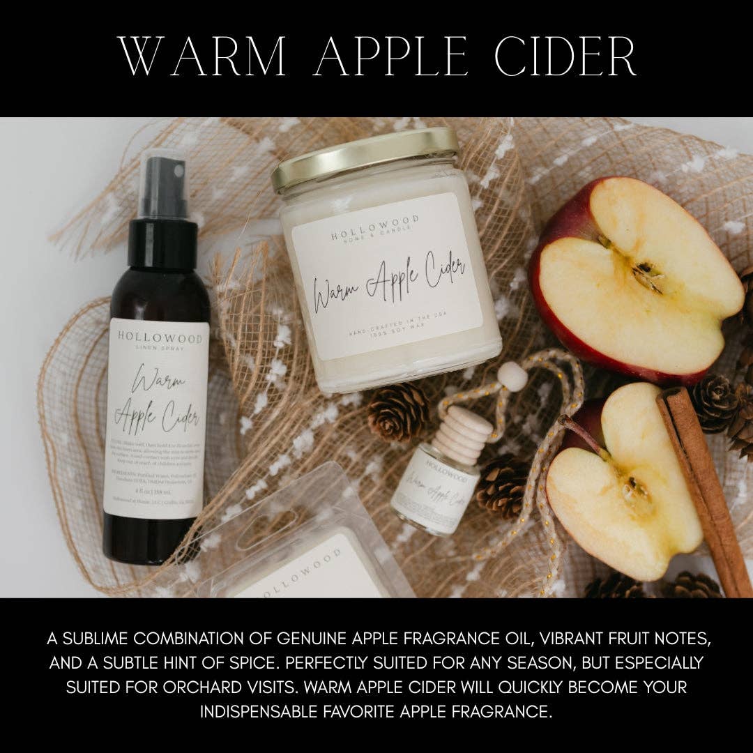 WARM APPLE CIDER | FALL | 8 OZ CANDLE