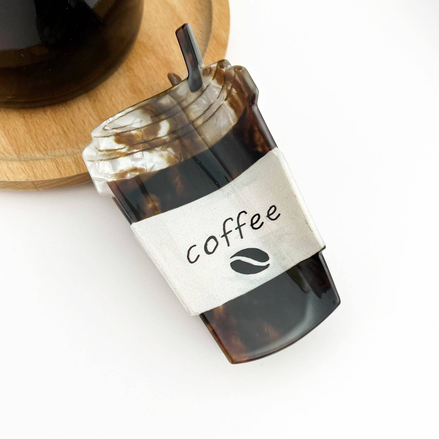 Coffee Cup Shaped Hair Claw
