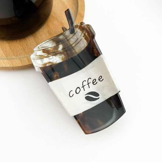 Coffee Cup Shaped Hair Claw