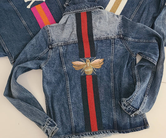 The Queen Bee Denim- Red
