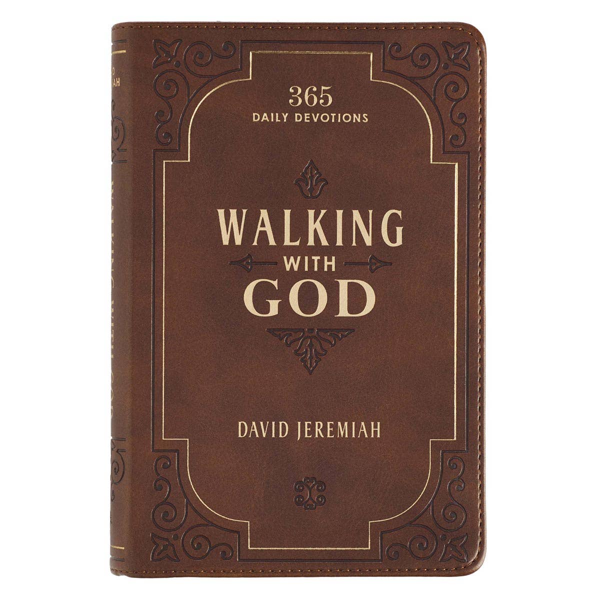 🤎📖 Walking With God Devotional (Chocolate Brown Faux Leather)
