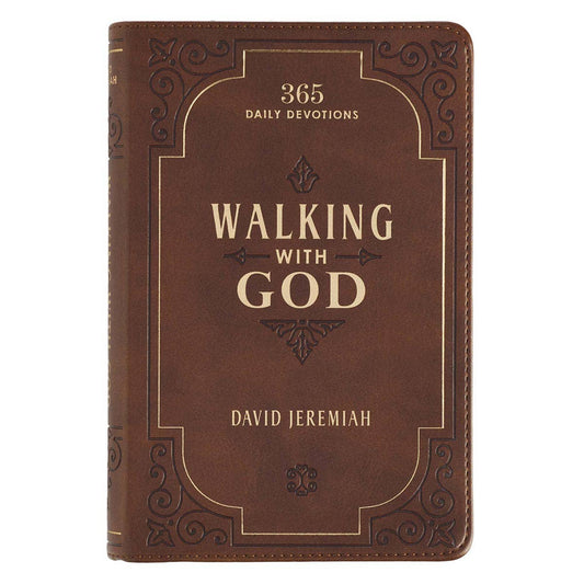 🤎📖 Walking With God Devotional (Chocolate Brown Faux Leather)