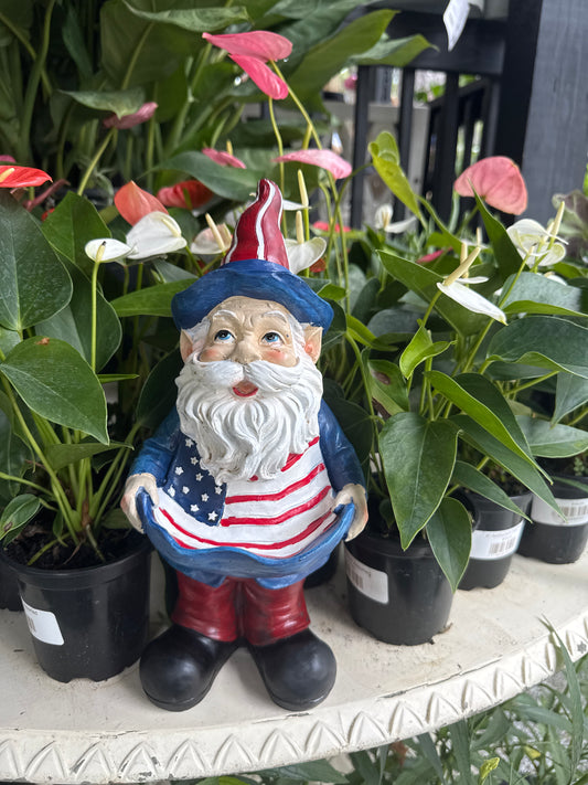 Poly USA Gnome with Flag