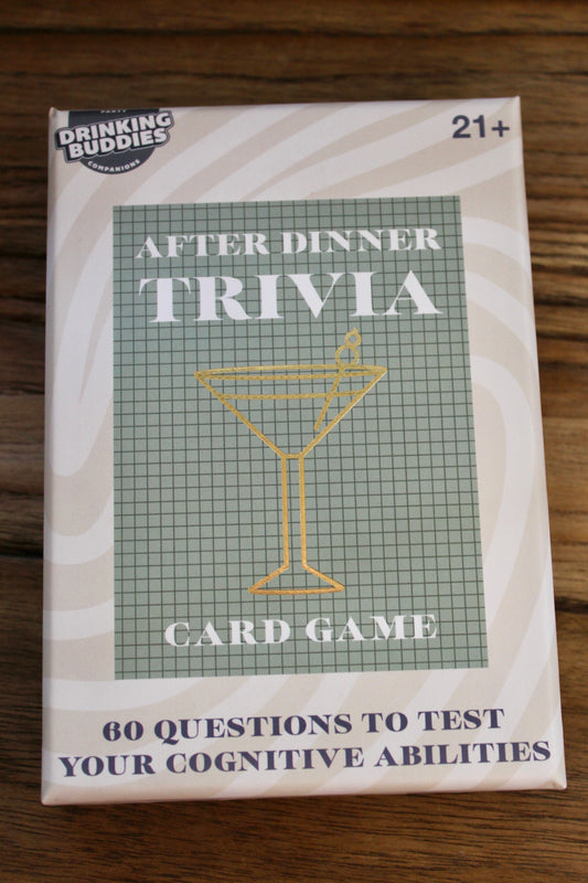 After Dinner Trivia Card Game