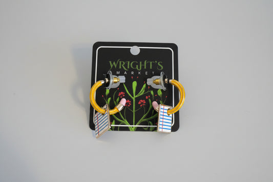 Pencil & Notebook Hoops