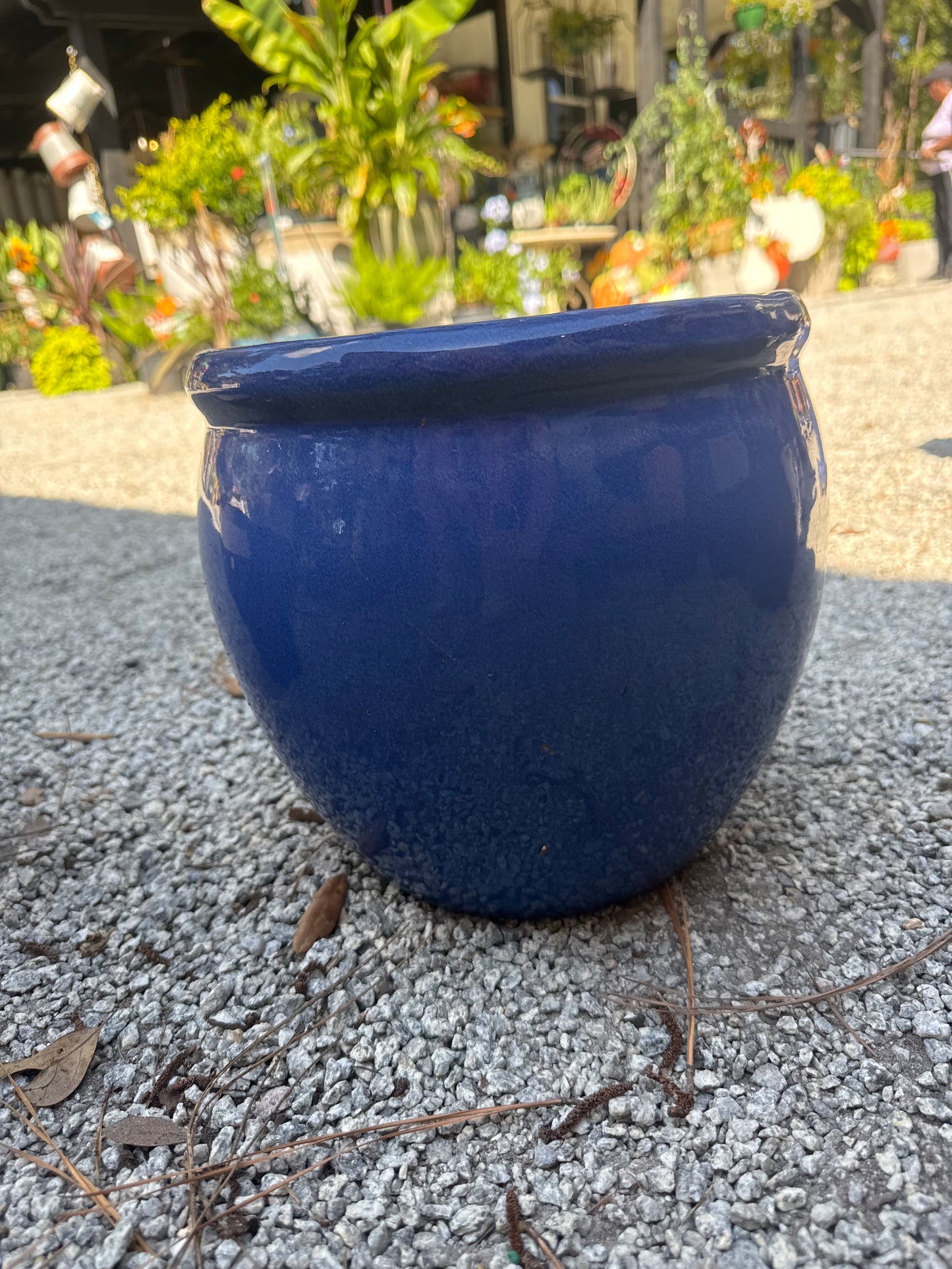 MCarr 10.2” Belly Planter Light Blue