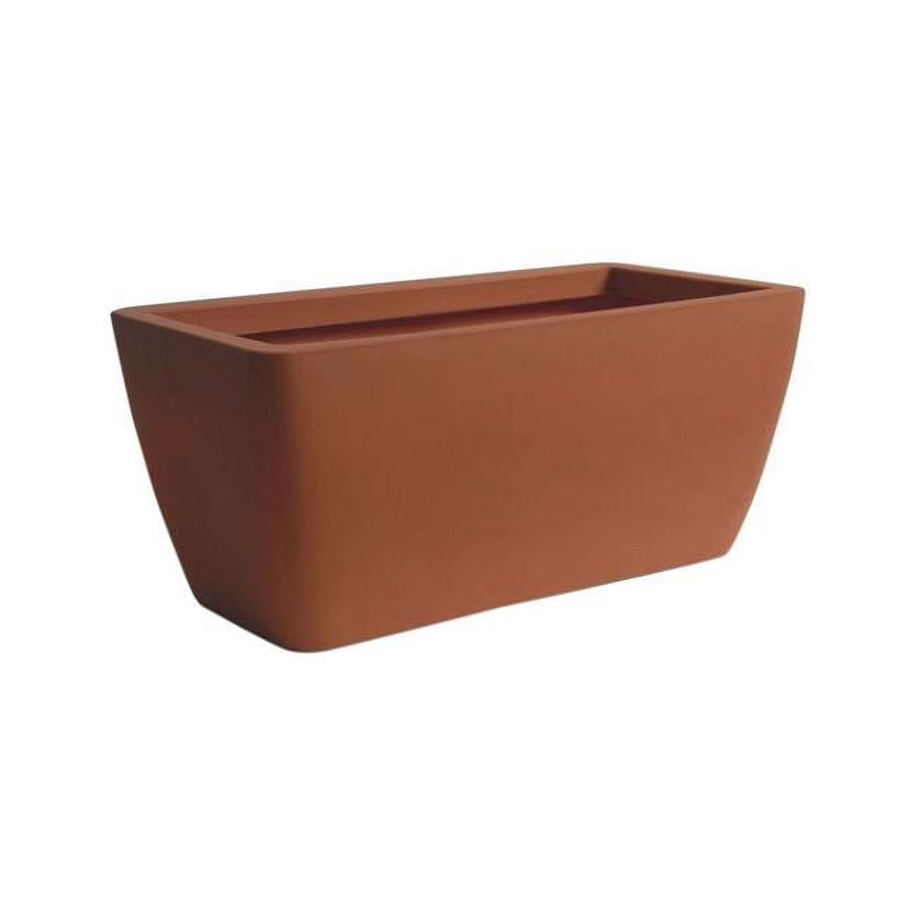 🤎 Algreen® Manhattan Planter – Terra Cotta (40" x 20" x 18")  Warm tone. Modern form. Timeless outdoor elegance.  🌱 What It Is