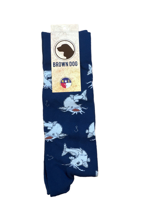 GONE FISHIN' - INSIGNIA BLUE Sock
