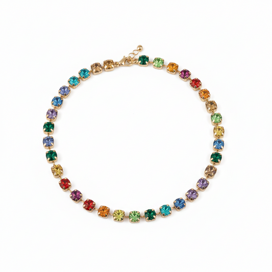 Color pop crystal necklace