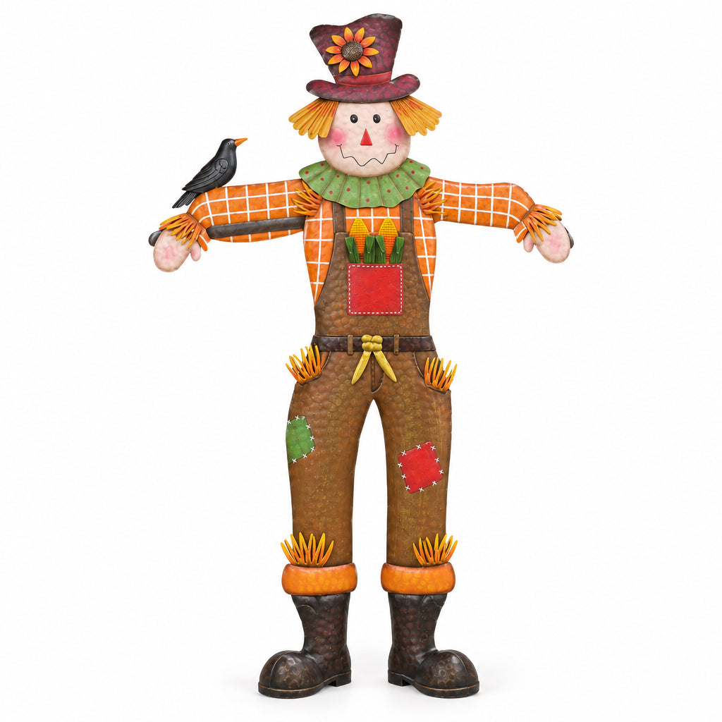 Large Metal Scarecrow