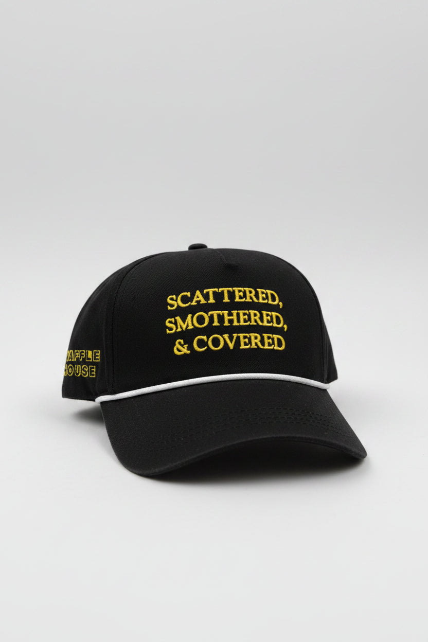 Onward Reserve Scattered, Smothered, & Covered Waffle House Hat Black