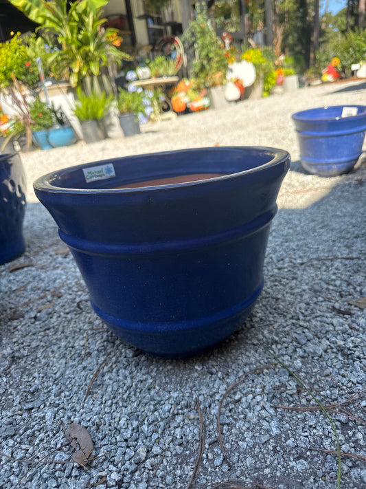 MCarr Rnd Pltr Lt Blue 12.2"